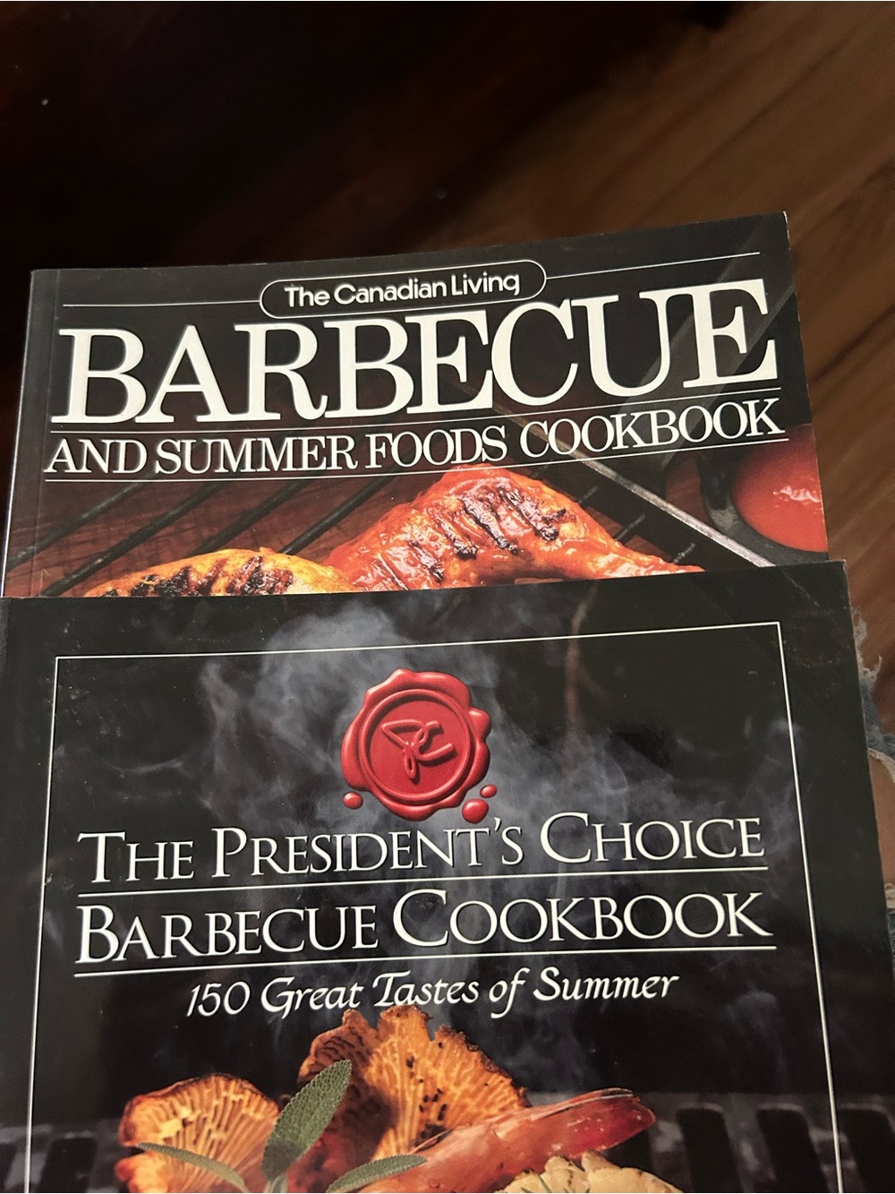 Canada living BBQ , & President’s choice BBQ cook books